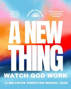 Bellevue Christian School Verse of the Year