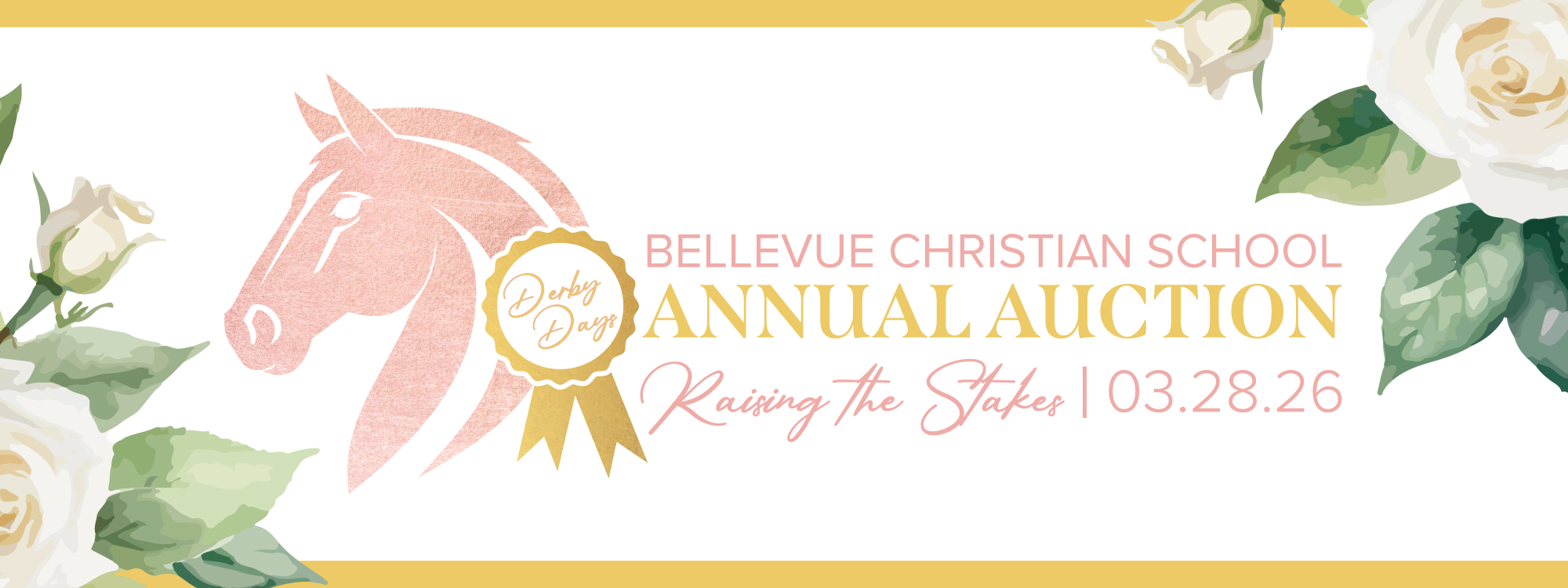 2026 Derby Days Auction Graphic - Bellevue Christian School