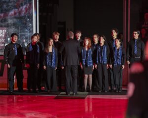 Kantorei National Anthem performance - Bellevue Christian School Choir
